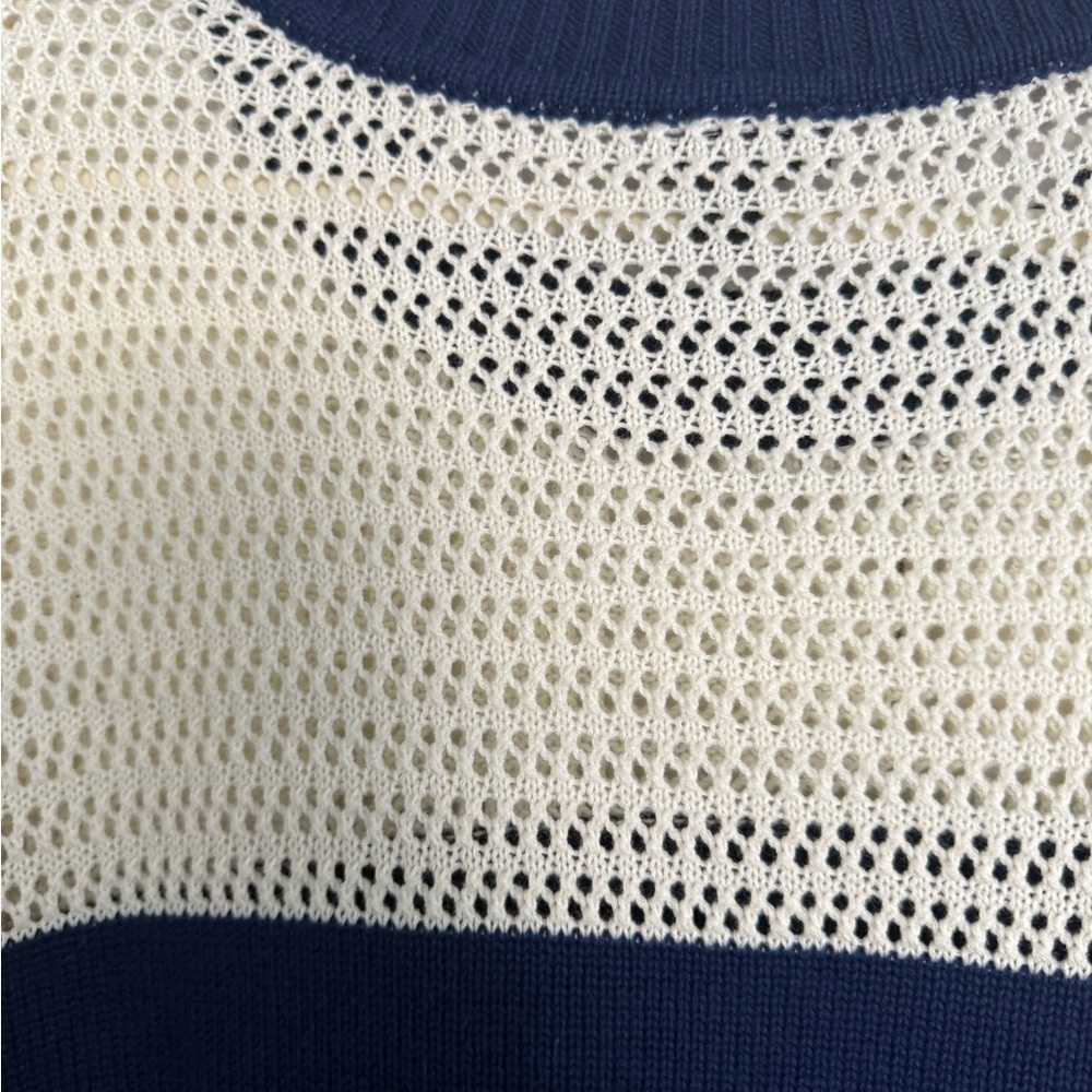 Torrid Navy and White Merci Sweater - Picture 5 of 5